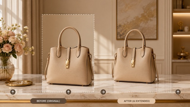 Extend Images Beyond the Original Frame Fast