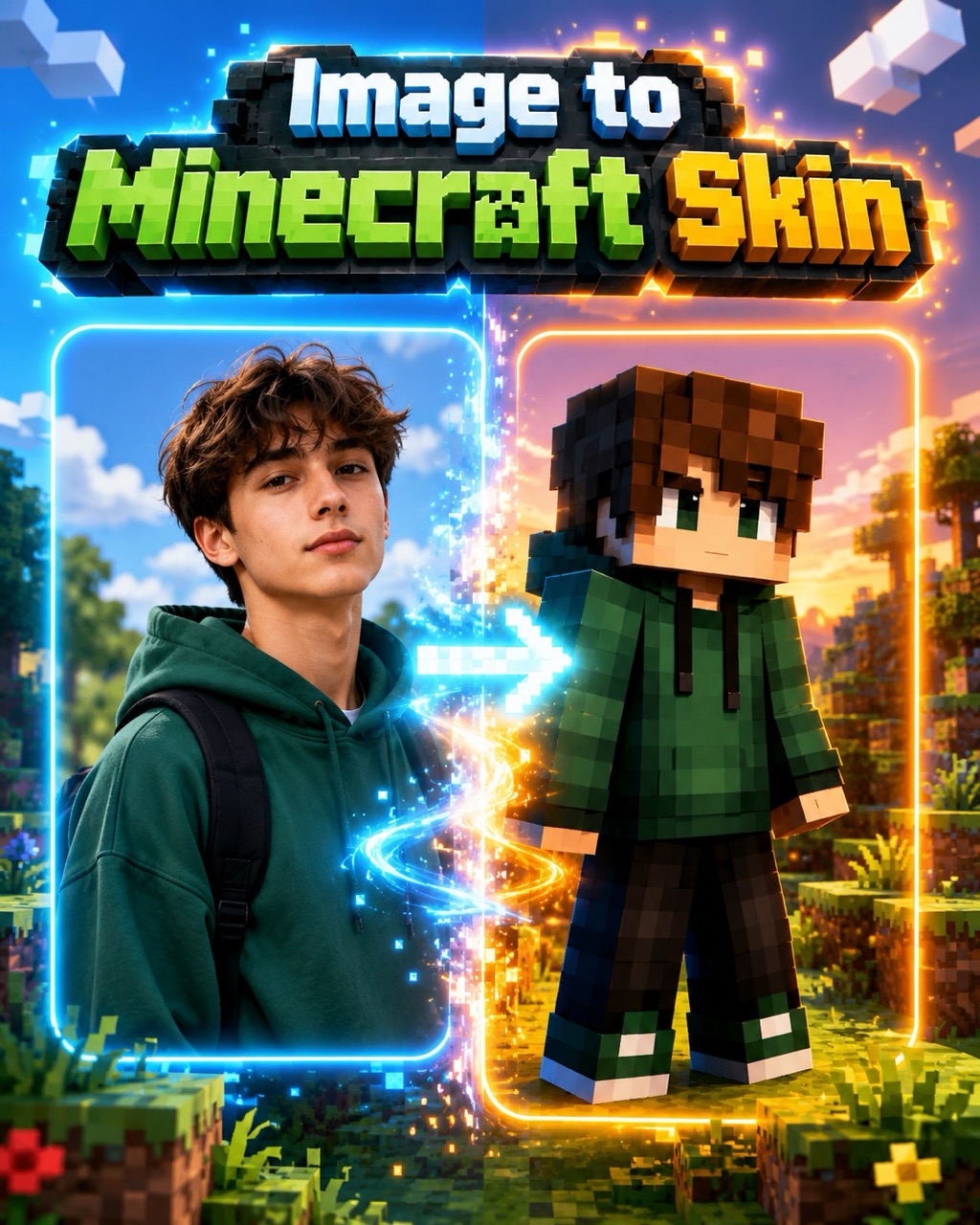 Image to Minecraft Skin
