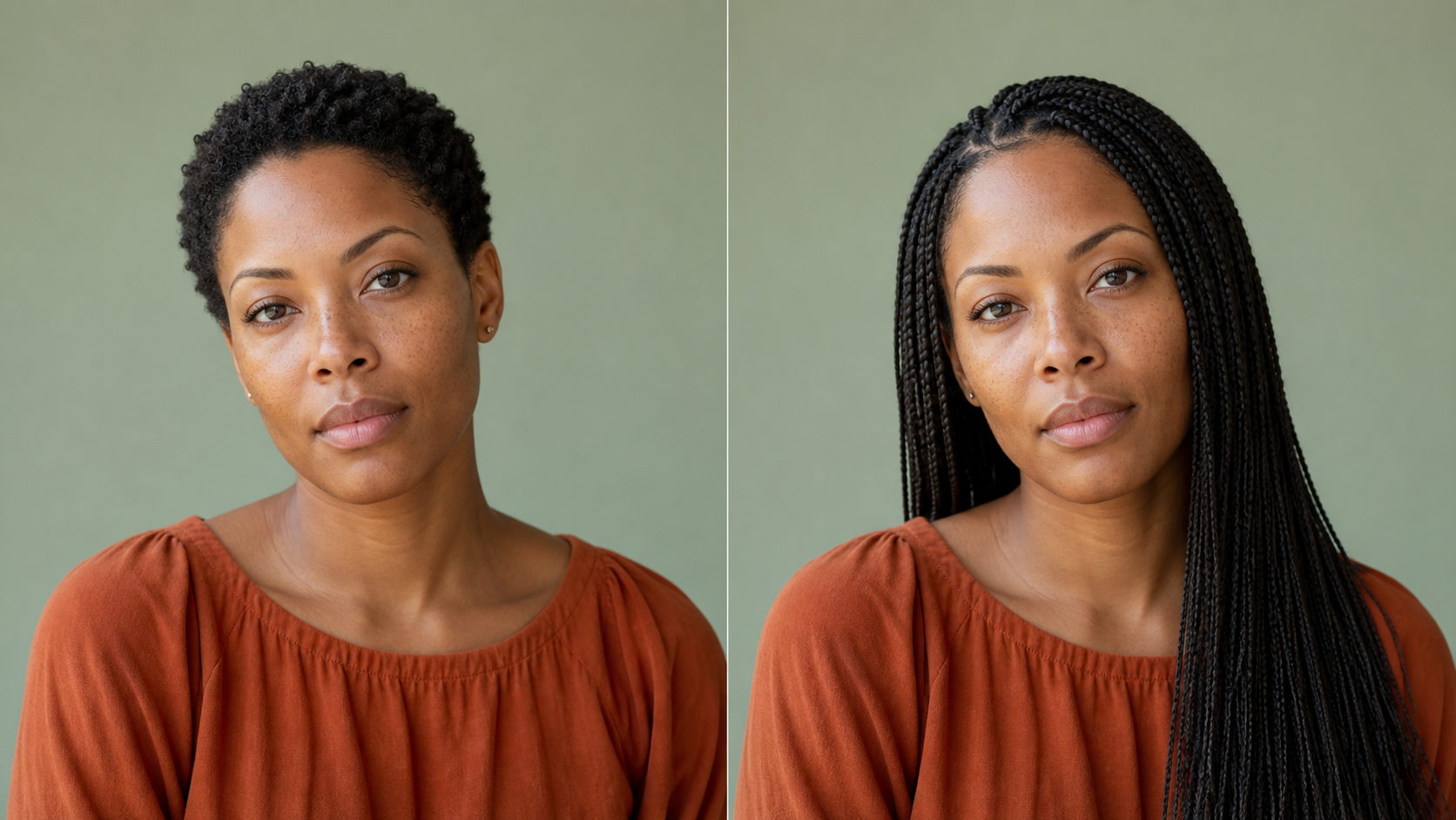 Compare Short, Medium, and Long Hair