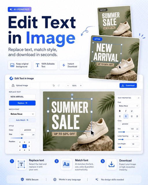Edit Text in Image