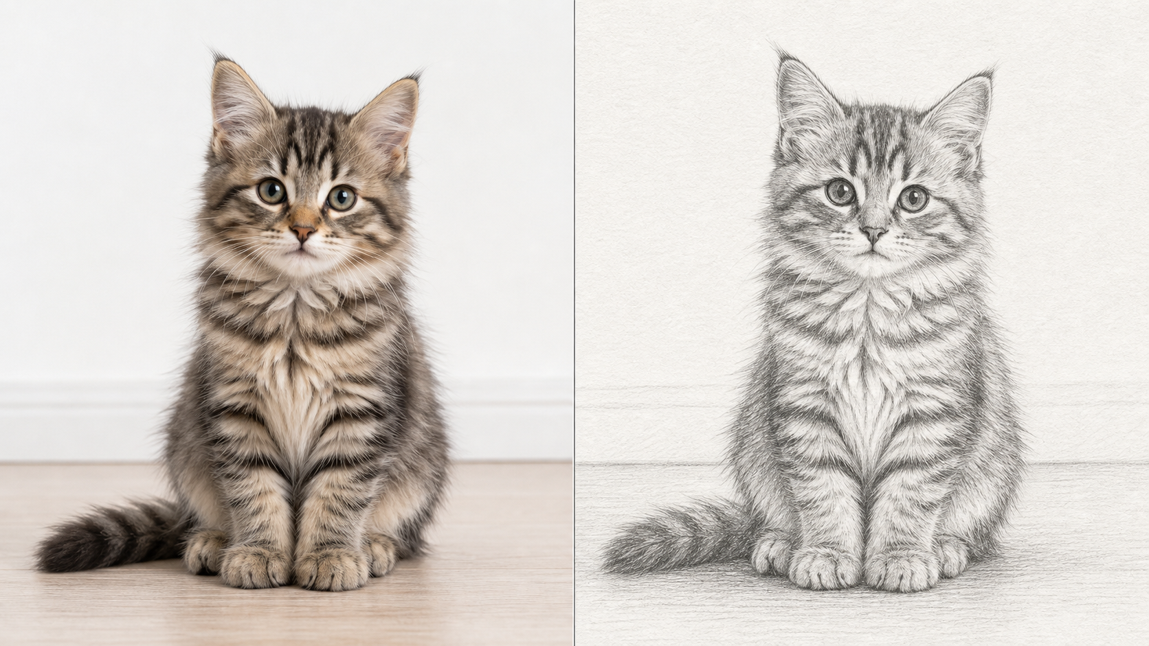 Photo to Sketch for Pets, Products, and Scenes