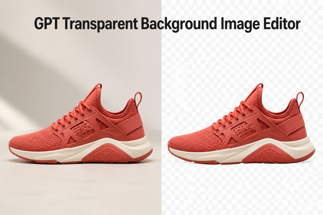 GPT Transparent BG Image Editor