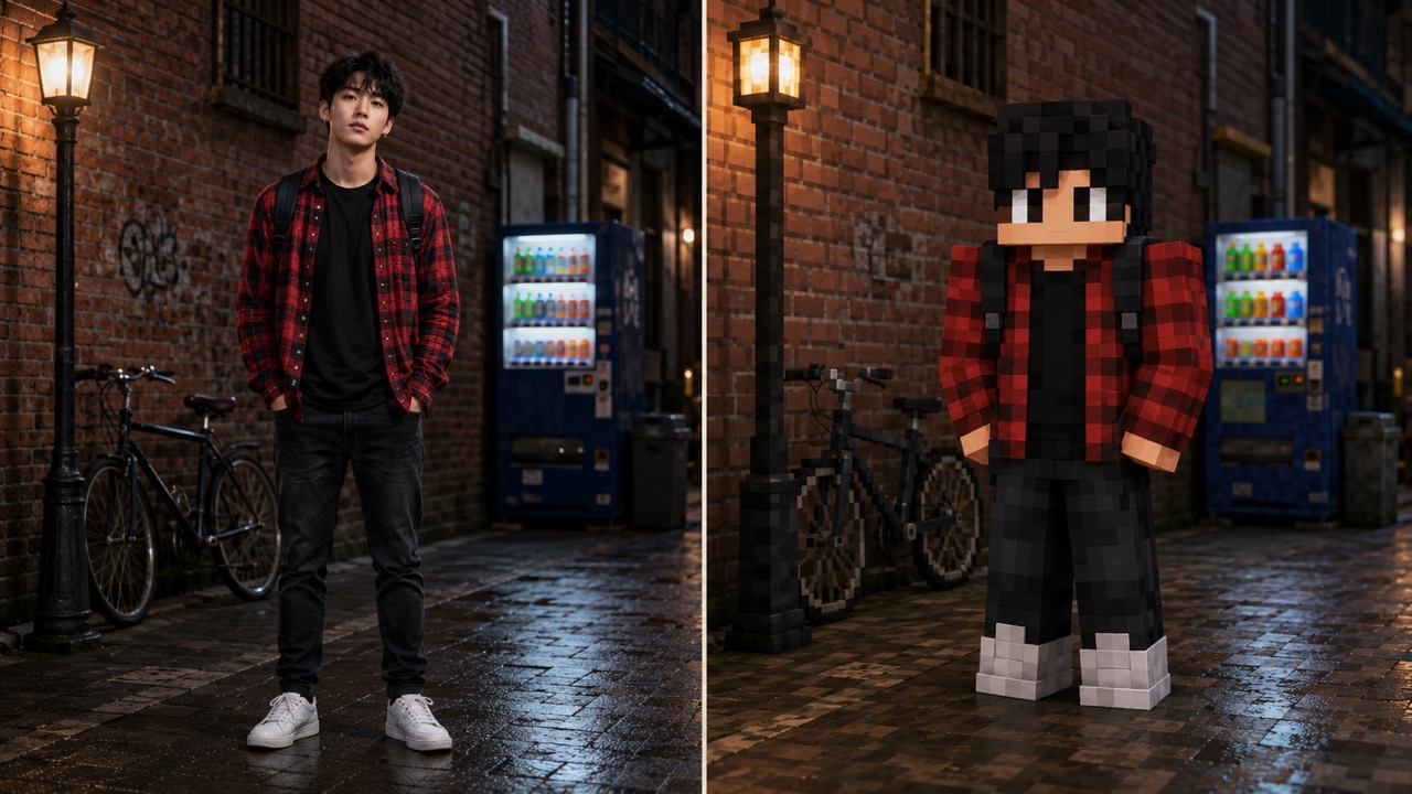Turn Real Photos into Minecraft-Style Skin Ideas