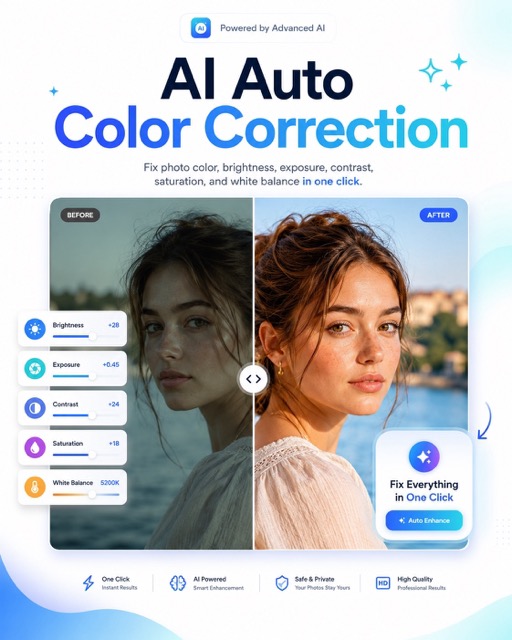 AI Auto Color Correction