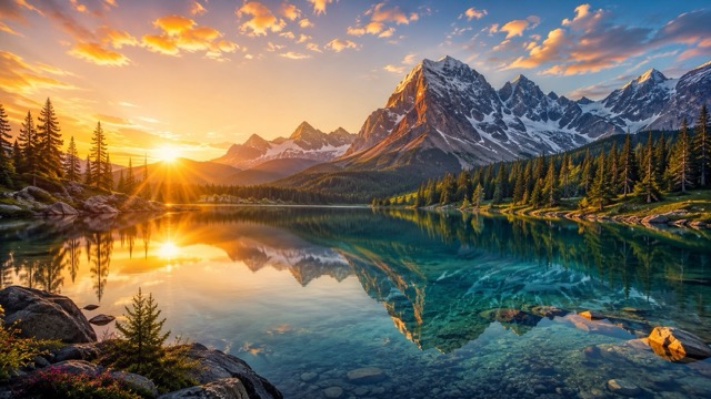 Generate Realistic Landscape Images from Text Fast