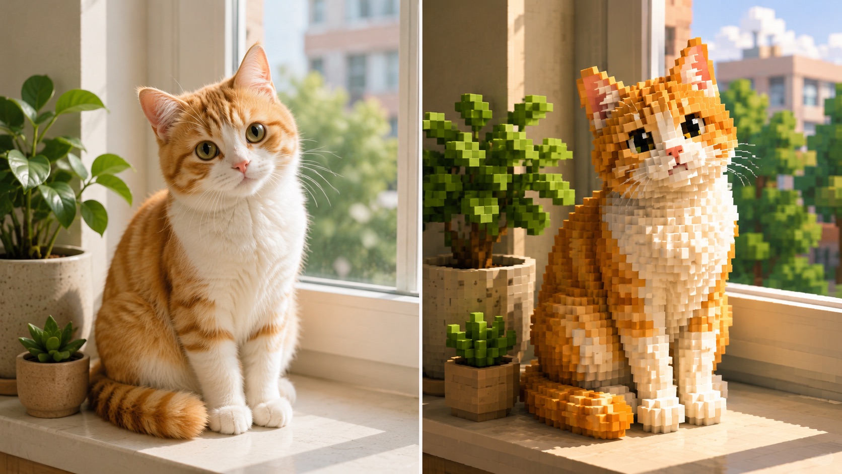 Turn Photos into Recognizable 3D Pixel Art