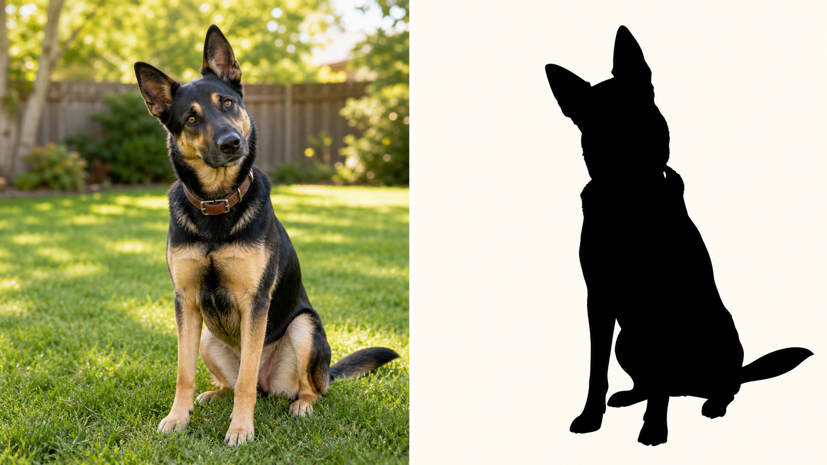 Turn Pet Photos Into Minimal Silhouette Art
