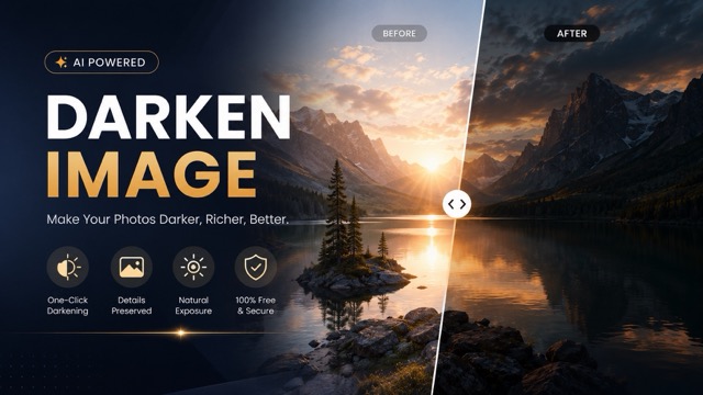AI Image Darkener