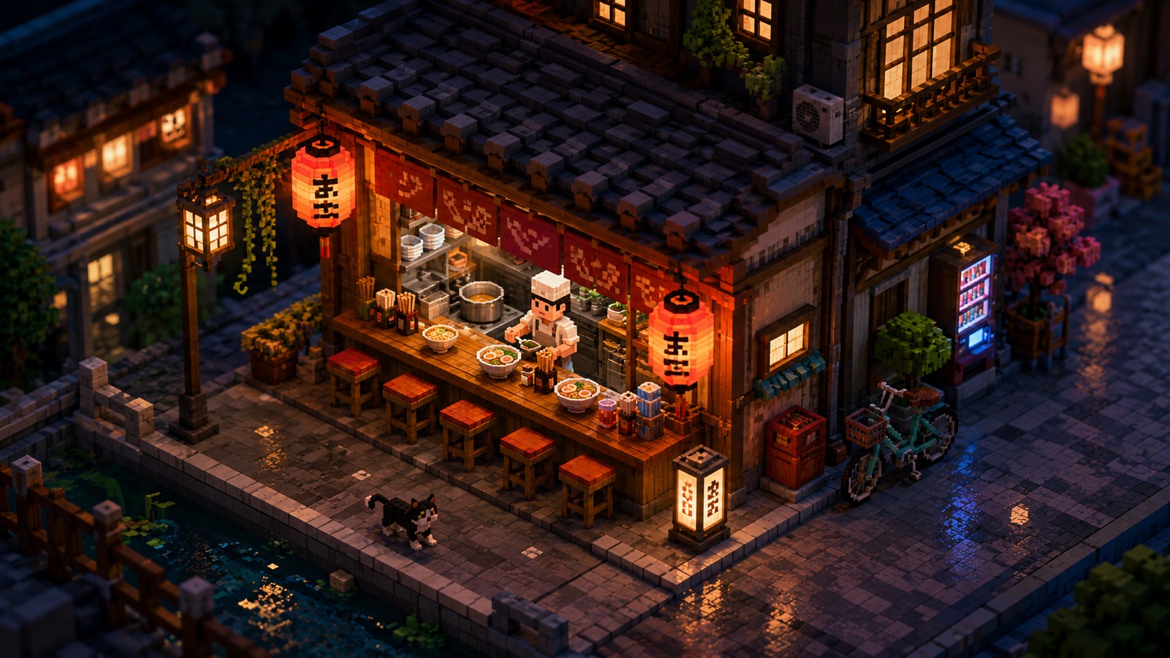 Build Complete Pixel Scenes from a Written Idea
