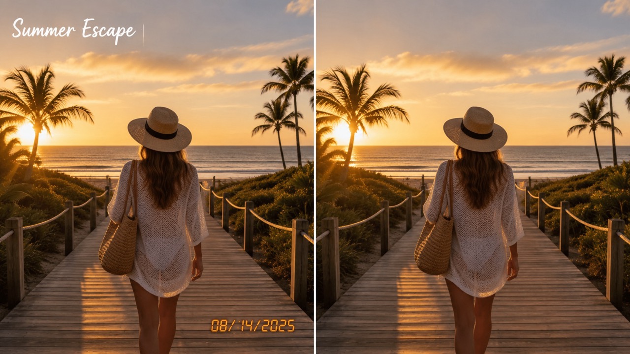 Erase Text While Keeping the Original Scene
