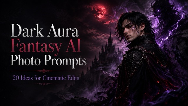 20 Dark Aura Fantasy AI Photo Prompts for Stunning Edits